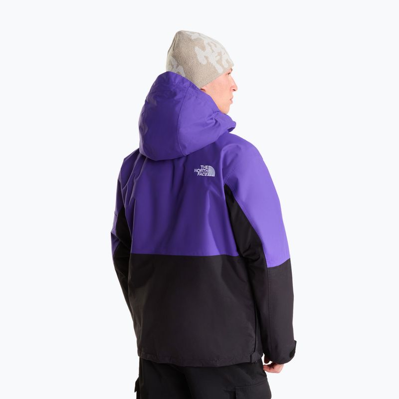 Giacca da sci da uomo The North Face Everyday Anorak Peak Peak Purple/Tnf Black 3