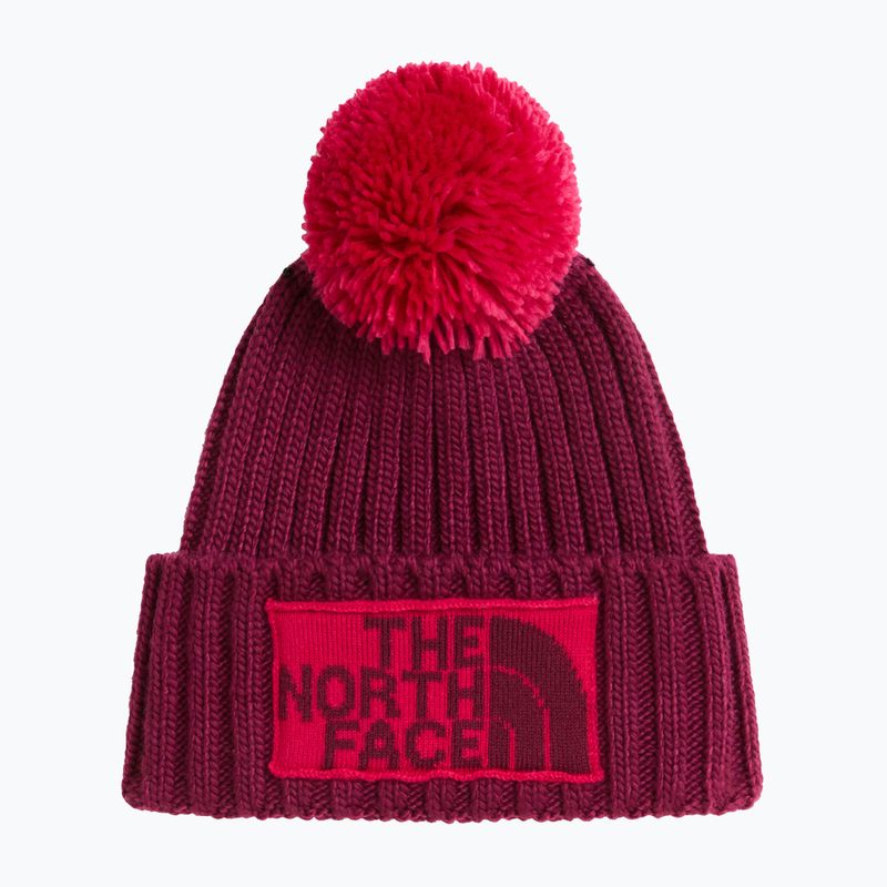 Cappello invernale The North Face Heritage Ski Tuke burgundy crush