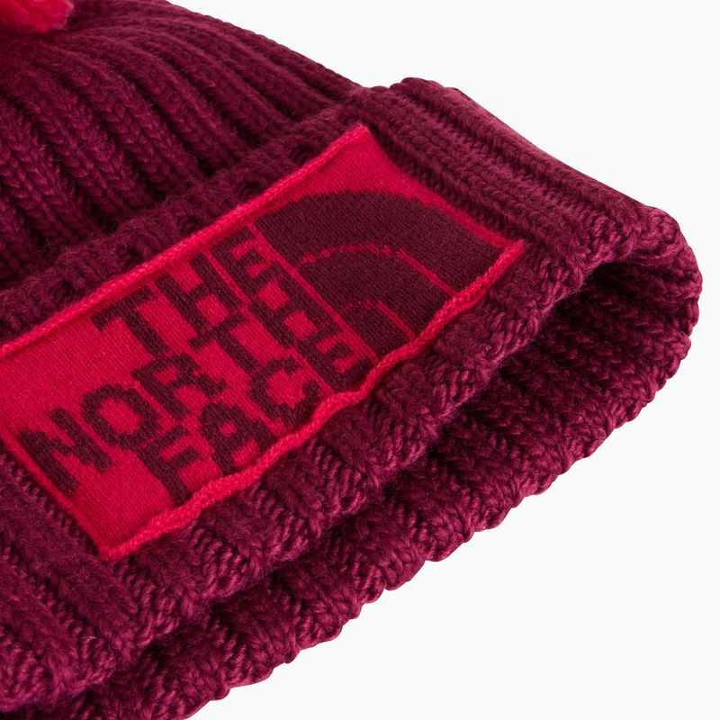 Cappello invernale The North Face Heritage Ski Tuke burgundy crush 2