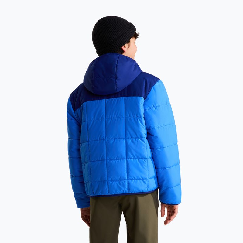 Giacca imbottita per bambini The North Face Reversible Shasta FZ Hooded active blue/bol 3