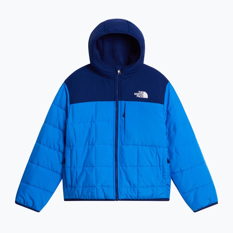 Giacca imbottita per bambini The North Face Reversible Shasta FZ Hooded active blue/bol 6