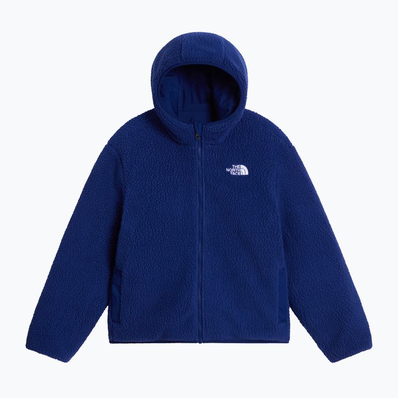Giacca imbottita per bambini The North Face Reversible Shasta FZ Hooded active blue/bol 8