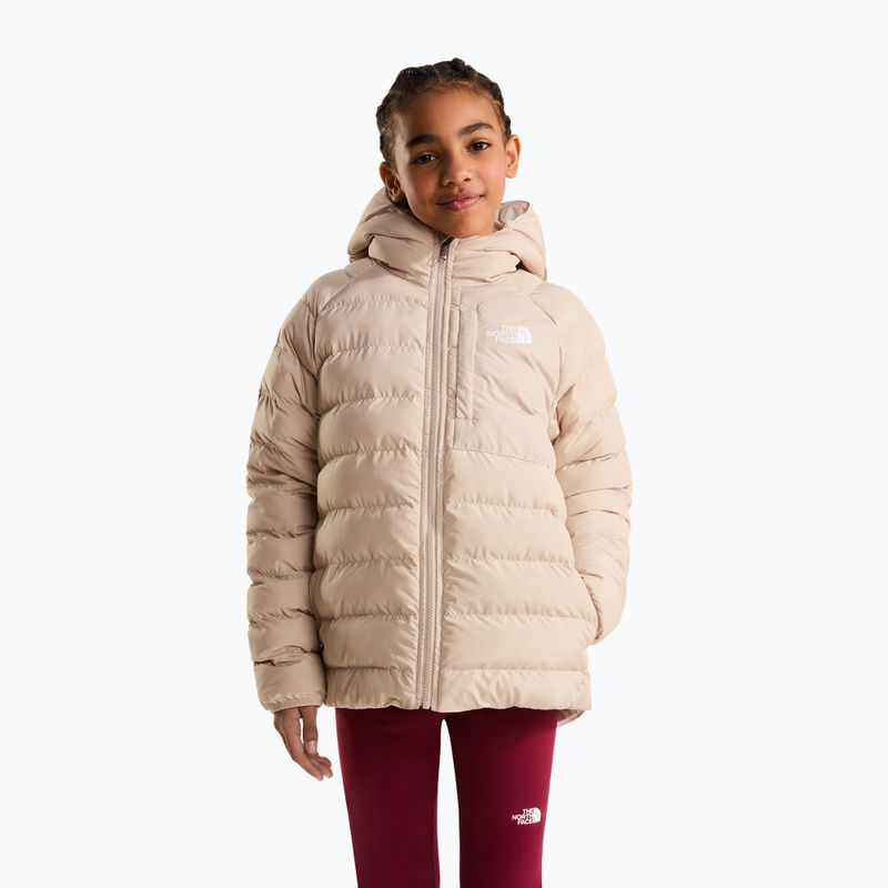 Giacca imbottita per bambini The North Face Reversible Perrito Hooded timeless taupe