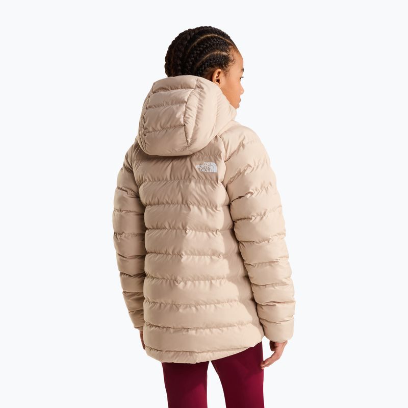 Giacca imbottita per bambini The North Face Reversible Perrito Hooded timeless taupe 3