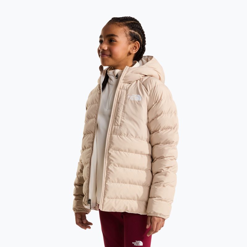 Giacca imbottita per bambini The North Face Reversible Perrito Hooded timeless taupe 4