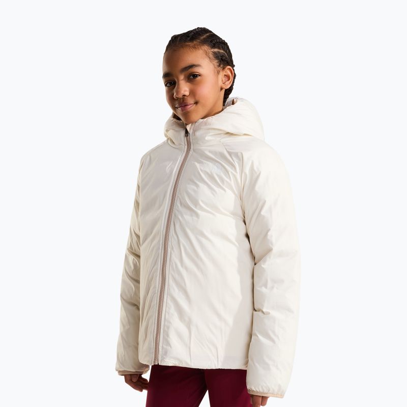 Giacca imbottita per bambini The North Face Reversible Perrito Hooded timeless taupe 5