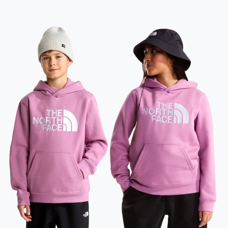 Felpa bambini The Noryh Face Essential Drew Peak Hoodie hushed lavender 3