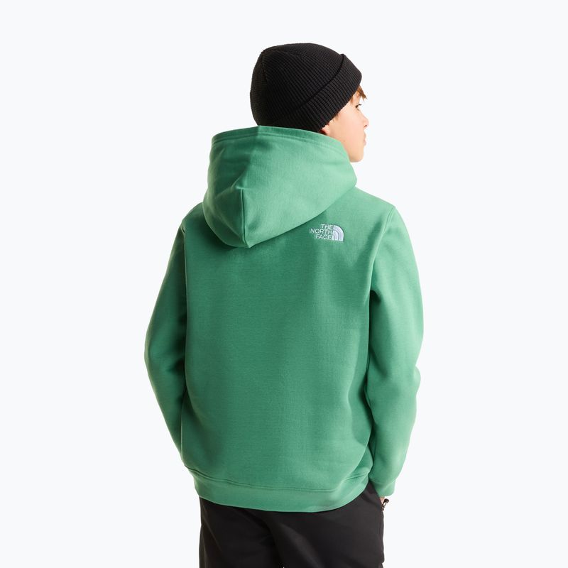 Felpa bambini The Noryh Face Essential Drew Peak Hoodie dimmed algae 5