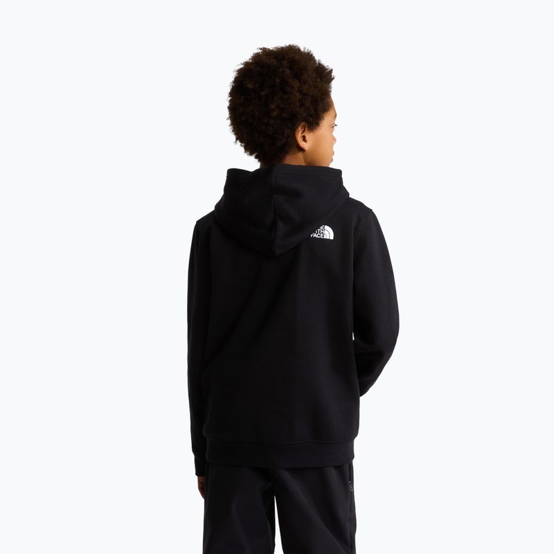 Felpa bambini The North Face Essential Drew Peak Hoodie tnf black 5