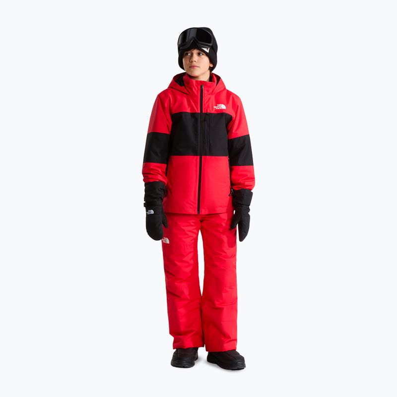 Pantaloni da sci per bambini The North Face Freedom Insulated elevation red 2