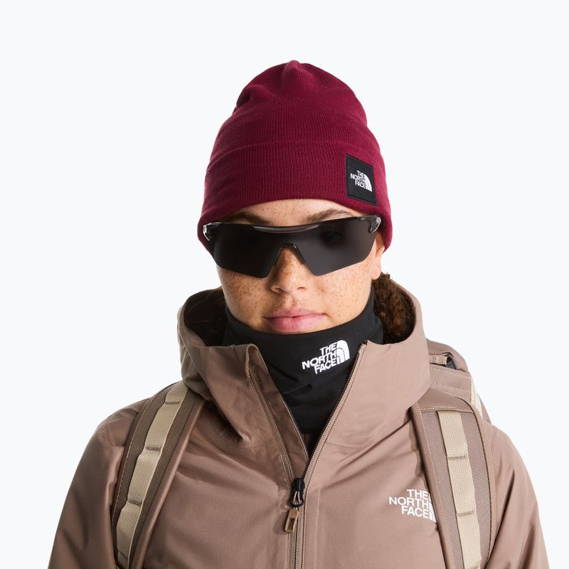 Cappello invernale The North Face Dock Worker Recycled Beanie burgundy crush 3