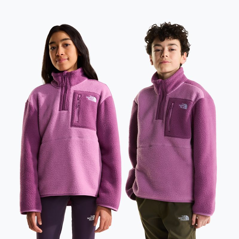 Pile felpato bambino The North Face Yumiori 1/4 Zip hushed lavender 3