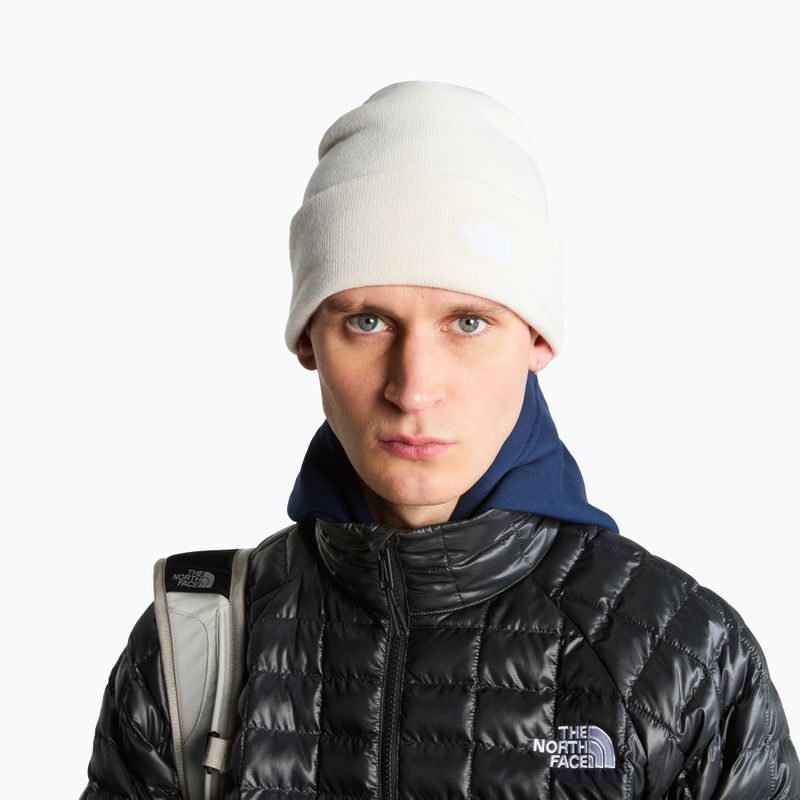 Cappello invernale The North Face Norm Beanie white dune 3
