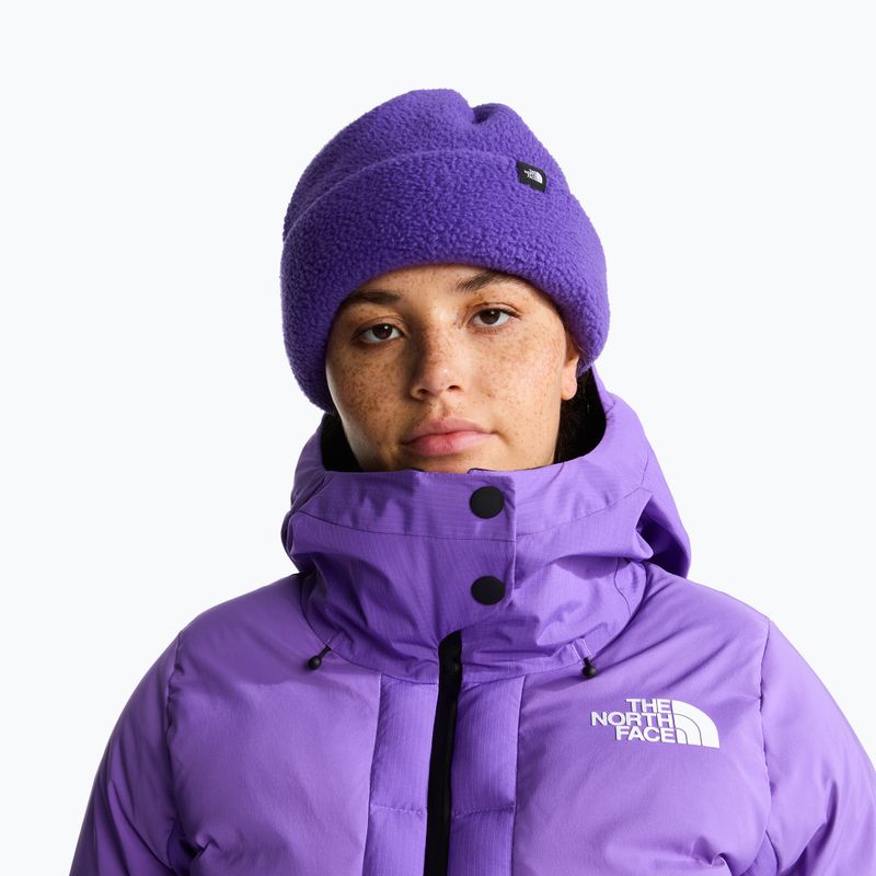 Cappello invernale The North Face Whimzy Convertible Beanie peak purple 4