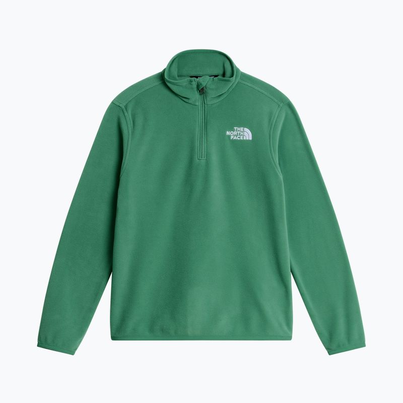 Pile felpato bambino The North Face Teen Glacier 1/4 Zip dimmed algae 4