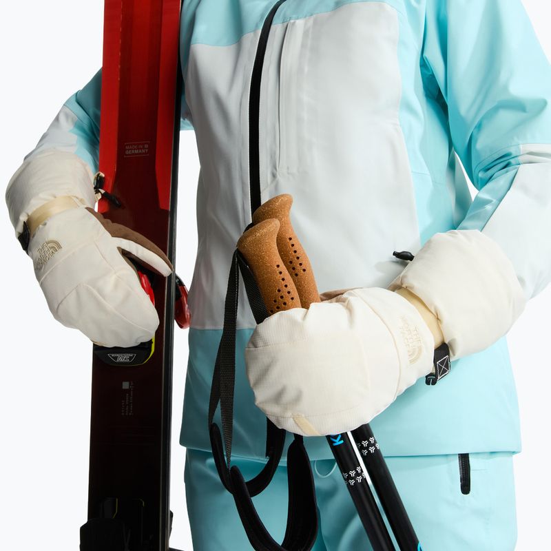 Guanti da sci da donna The North Face Montana Mitt white dune 5