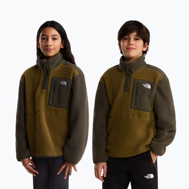 Pile felpato bambino The North Face Yumiori 1/4 Zip caraway seed/ne 3