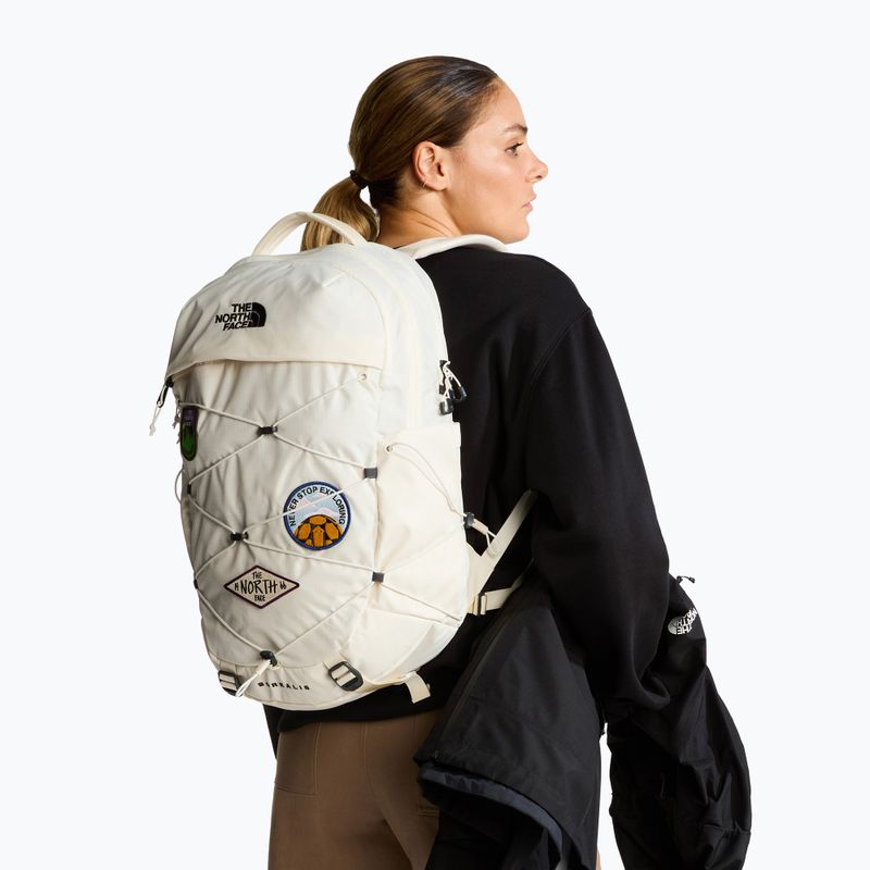 Zaino urbano The North Face Borealis Patch 21 l white dune/patch 6