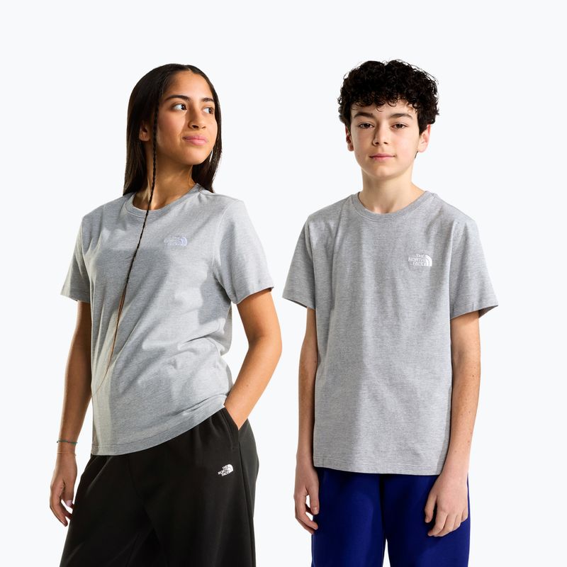Maglietta per bambini The North Face Evolution Simple Dome SS Tee tnf pale grey h