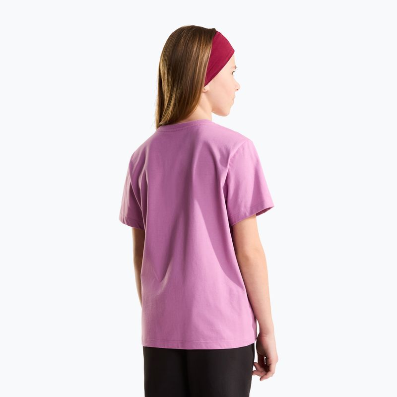 Maglietta per bambini The North Face Evolution Simple Dome SS Tee hushed lavender 3