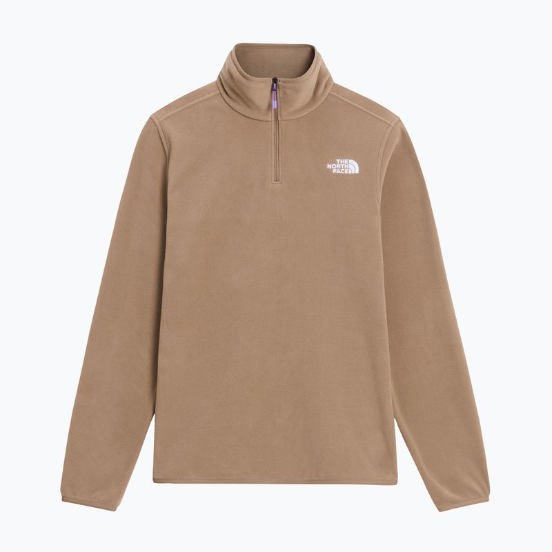 Pile donna The North Face Glacier Fleece 1/4 Zip garnet 4