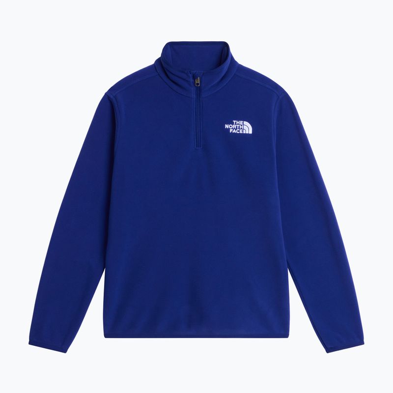Pile felpato bambino The North Face Teen Glacier 1/4 Zip bold blue 4
