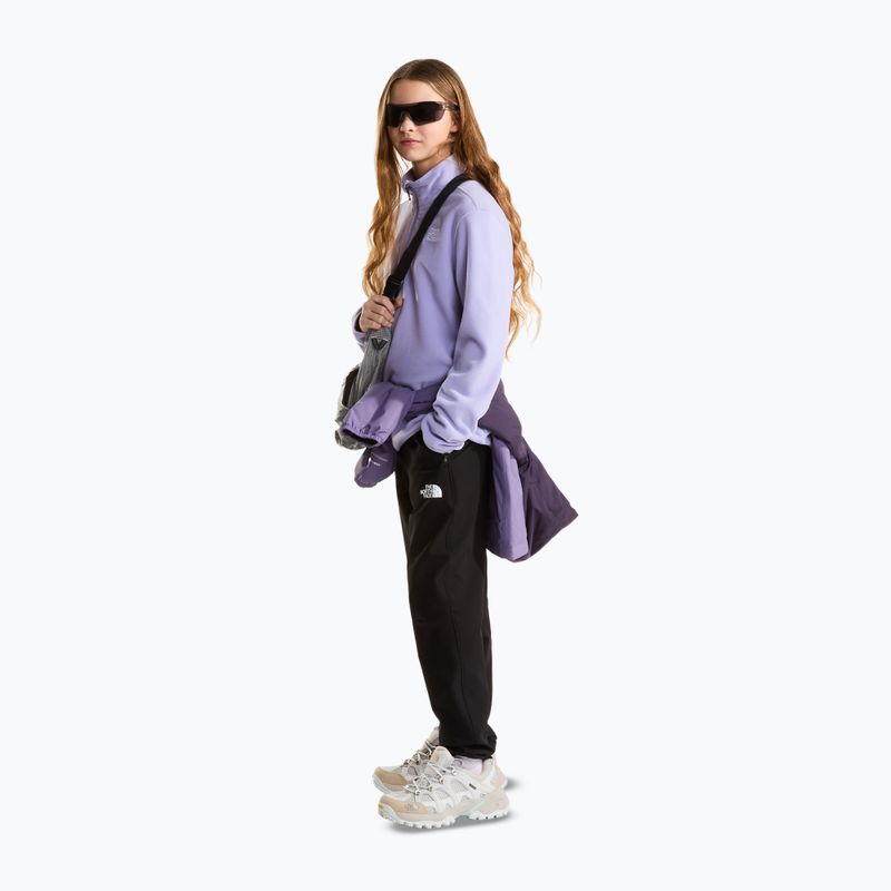 Pile felpato bambino The North Face Teen Glacier 1/4 Zip pale plum 2