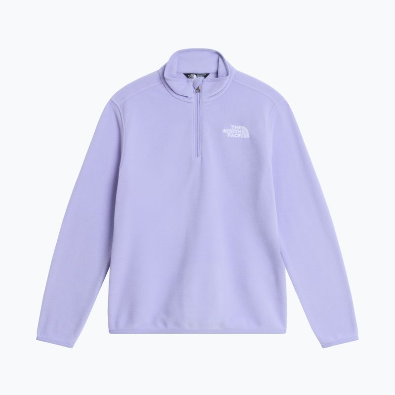 Pile felpato bambino The North Face Teen Glacier 1/4 Zip pale plum 4