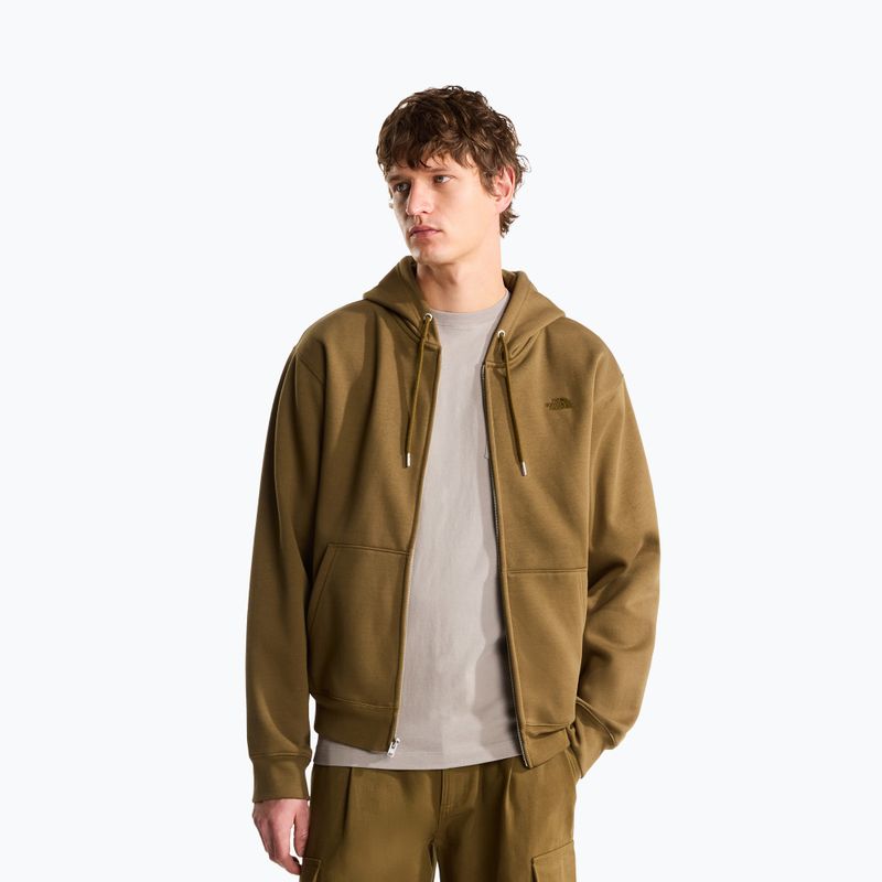 Felpa da uomo The North Face Essential Simple Dome RLX Full Zip caraway seed 4