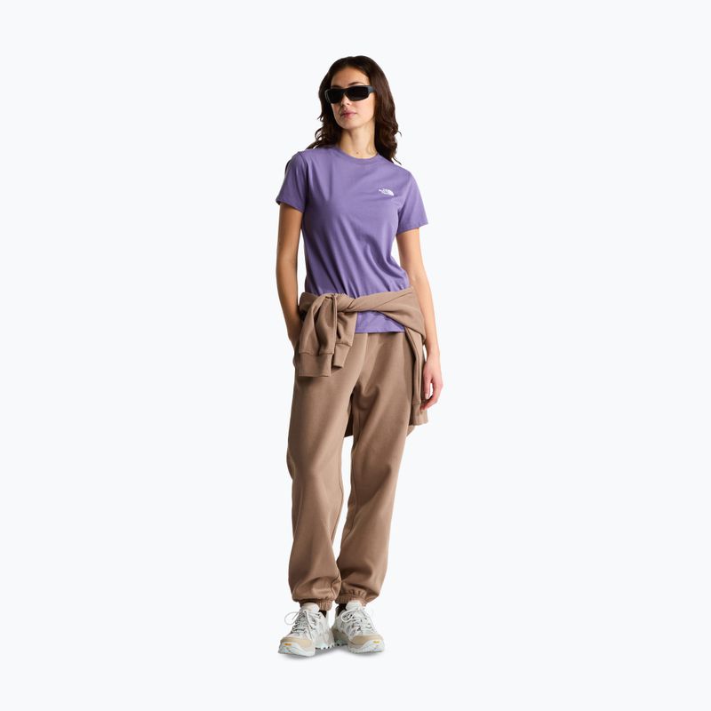 Maglietta da donna The North Face Evolution Simple Dome Slim SS grounded plum 2
