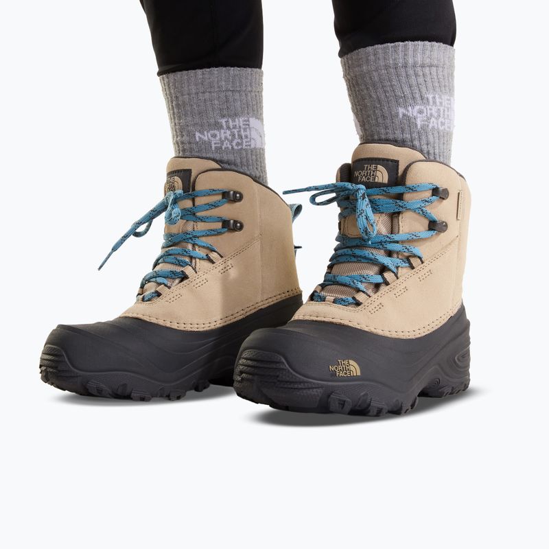 Doposci da bambino The North Face Chilkat V Lace Wp timeless taupe/pale teal 5