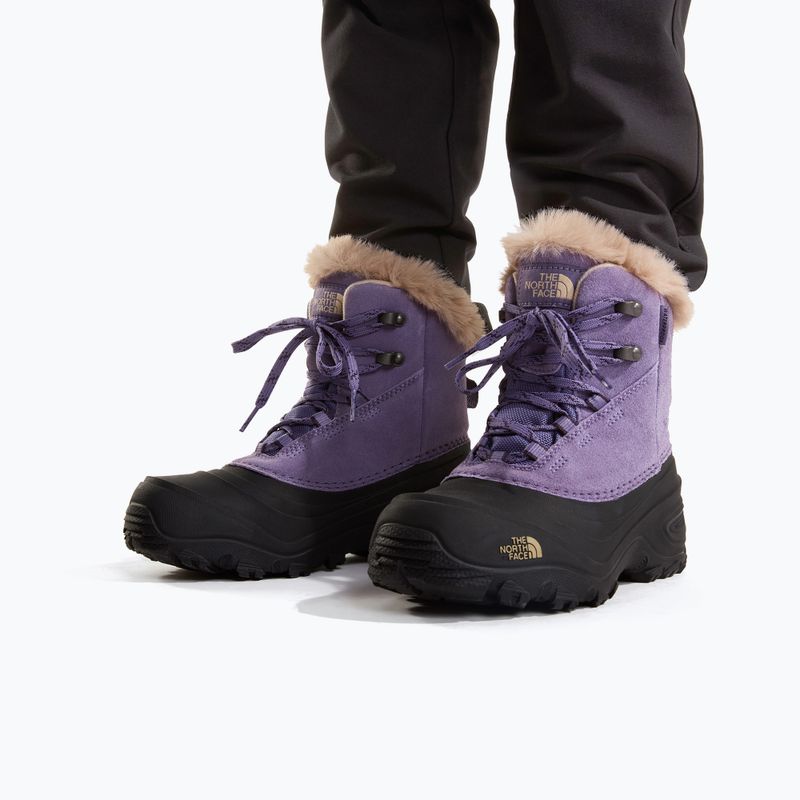 Doposci da bambino The North Face Shellista V Lace Wp grounded plum/endless dus 5