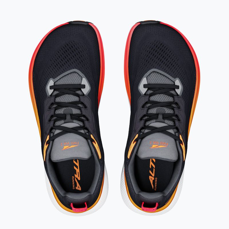 Scarpe da corsa uomo Altra FWD Via 2 black/orange pop/coral 3