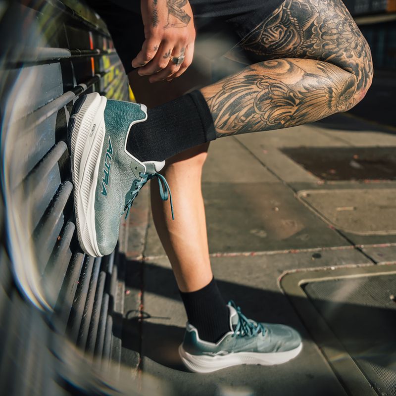 Scarpe da corsa uomo Altra Experience Flow 3 green milieu/sea pine/grey 8