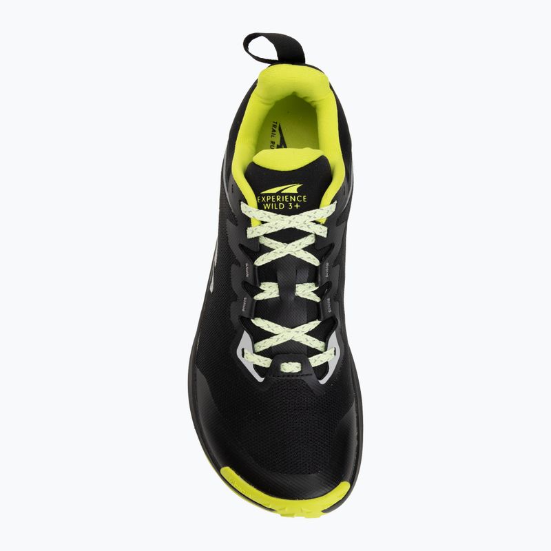 Scarpe da corsa uomo Altra Experience Wild 3+ black/silver/acid lime 5