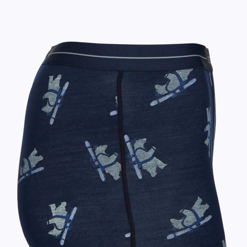Boxer termici da uomo Icebreaker Merino 150 Anatomica BearTour AOP Boxers midnight navy 3