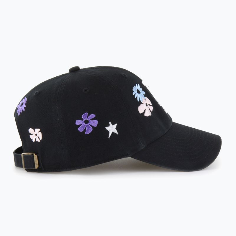 47 Brand MLB Los Angeles Dodgers Flora CLEAN UP berretto da baseball nero 3