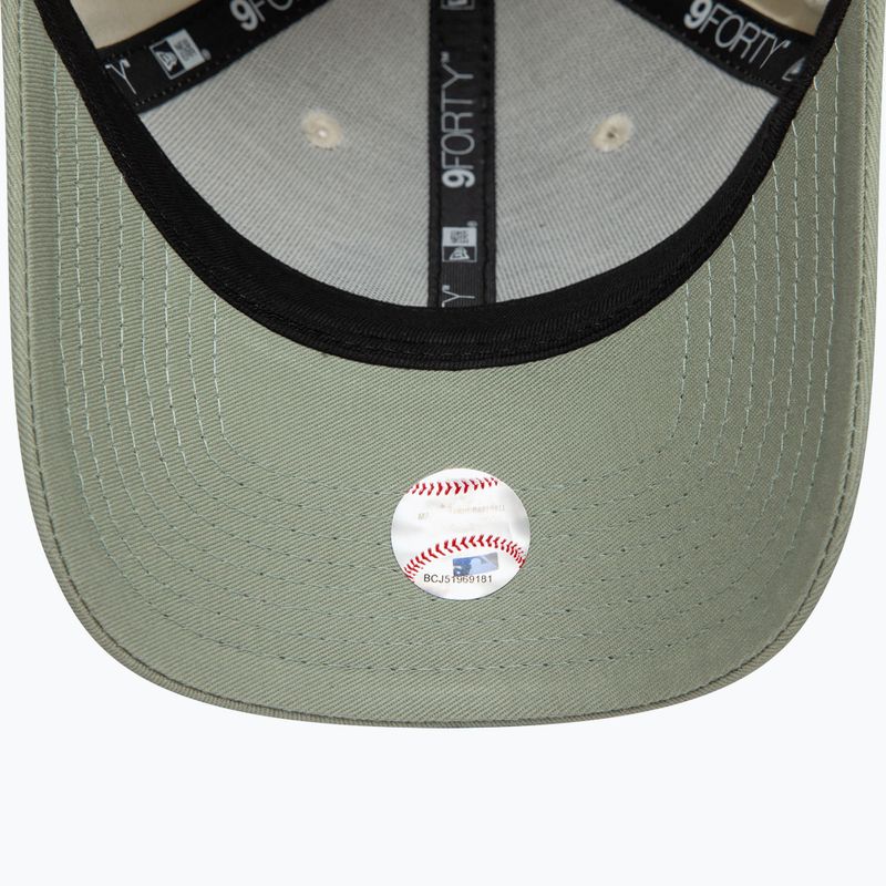 Cappello da baseball New Era WS Patch 9Forty Oakland Athletics beige chiaro 6