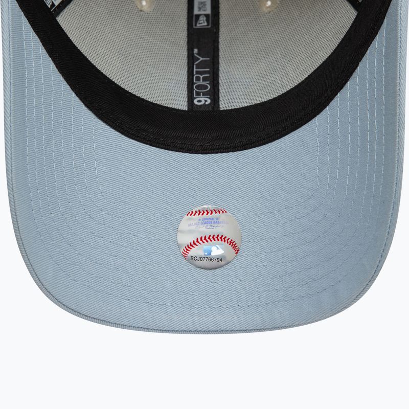 Cappello da baseball New Era WS Patch 9Forty New York Yankees beige chiaro 6