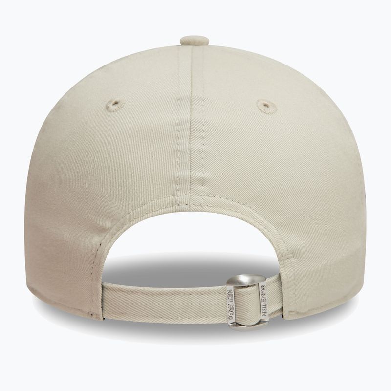Cappello da baseball New Era WS Patch 9Forty Los Angeles Dodgers beige chiaro 5