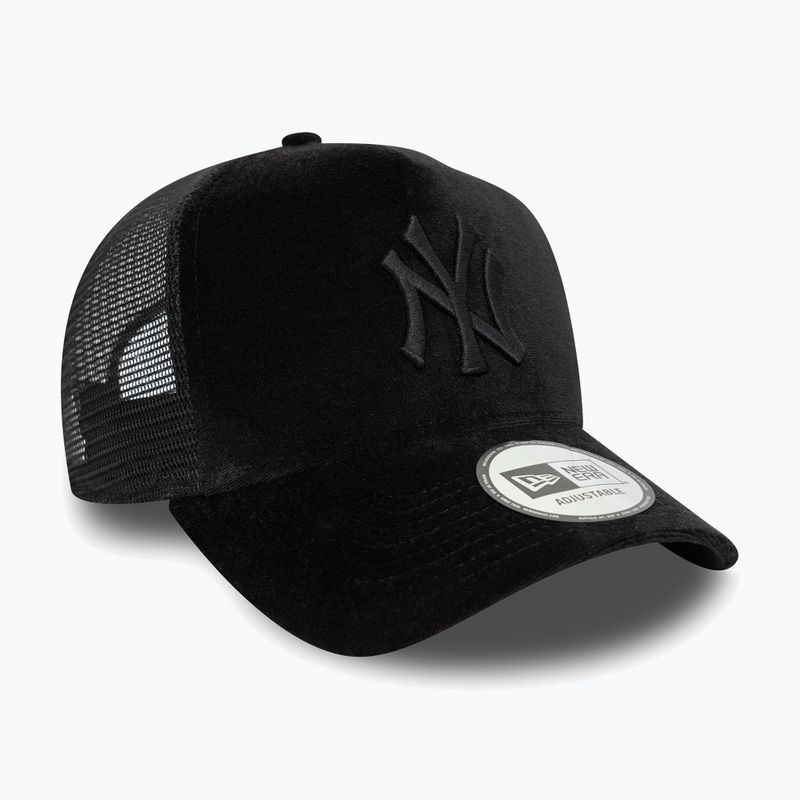 Cappello da baseball New Era Diamante Velour Trucker New York Yankees nero