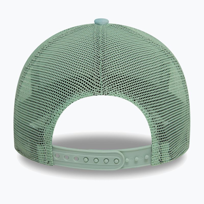 Cappello da baseball New Era Velour Trucker Los Angeles Dodgers verde pstl 4