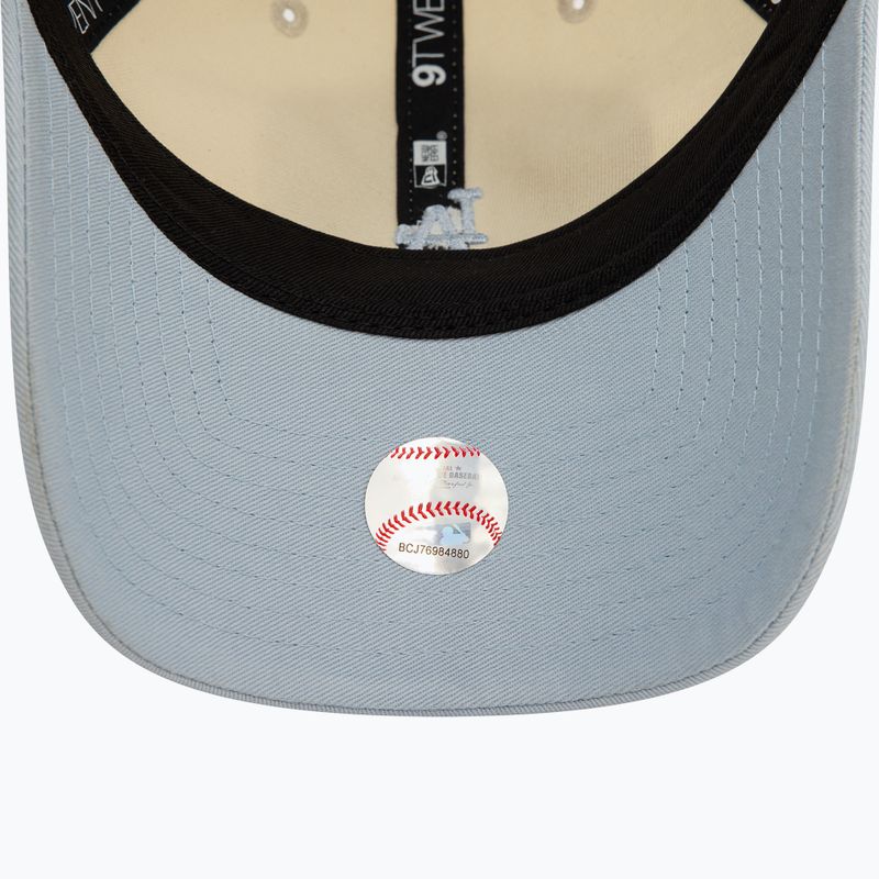 Cappello da baseball New Era 9Twenty Trucker Los Angeles Dodgers beige chiaro 5