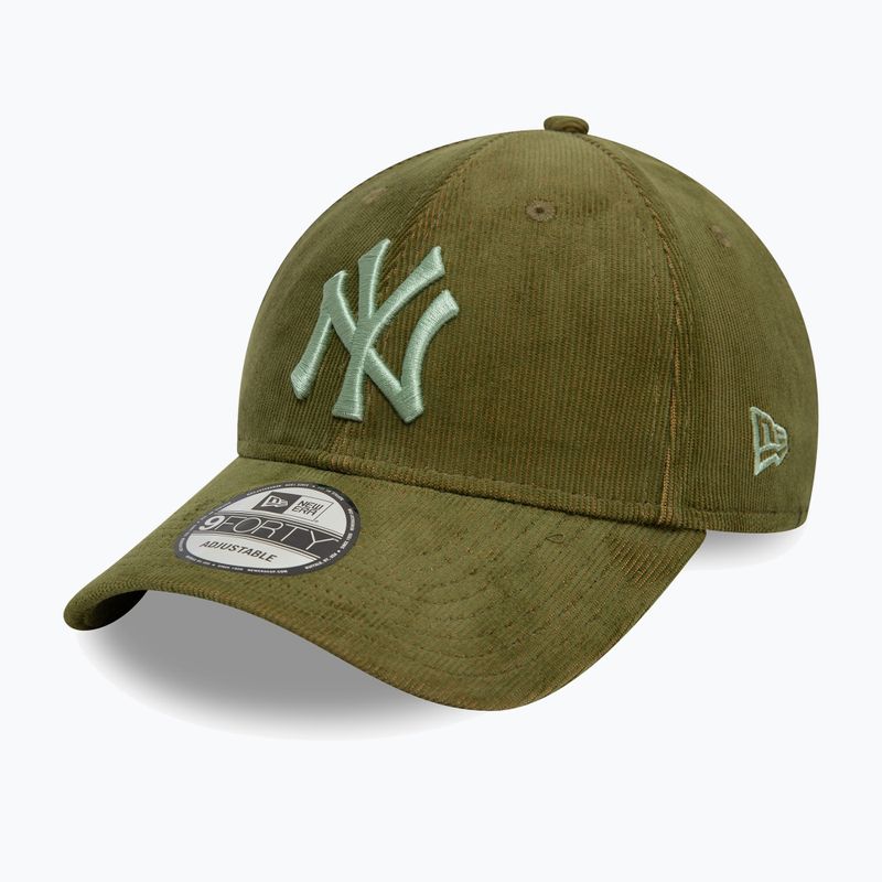 Cappello da baseball New Era Two Tone Cord 9Forty New York Yankees verde scuro 3