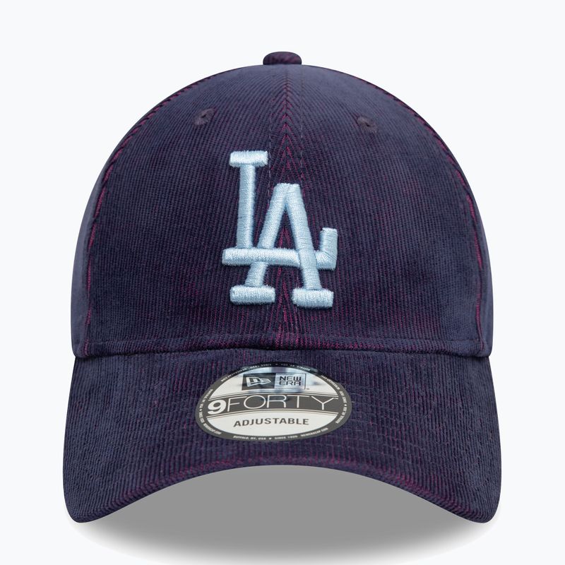 Cappello da baseball New Era Two Tone Cord 9Forty Los Angeles Dodgers navy 3
