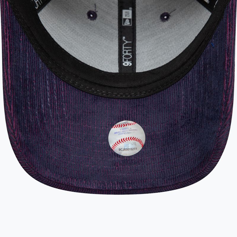Cappello da baseball New Era Two Tone Cord 9Forty Los Angeles Dodgers navy 5