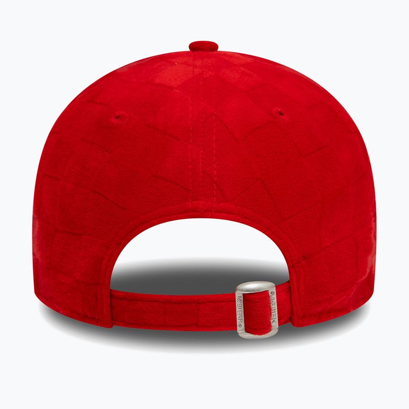 Cappello da baseball New Era Tonal Check 9Forty Chicago Bulls rosso 4