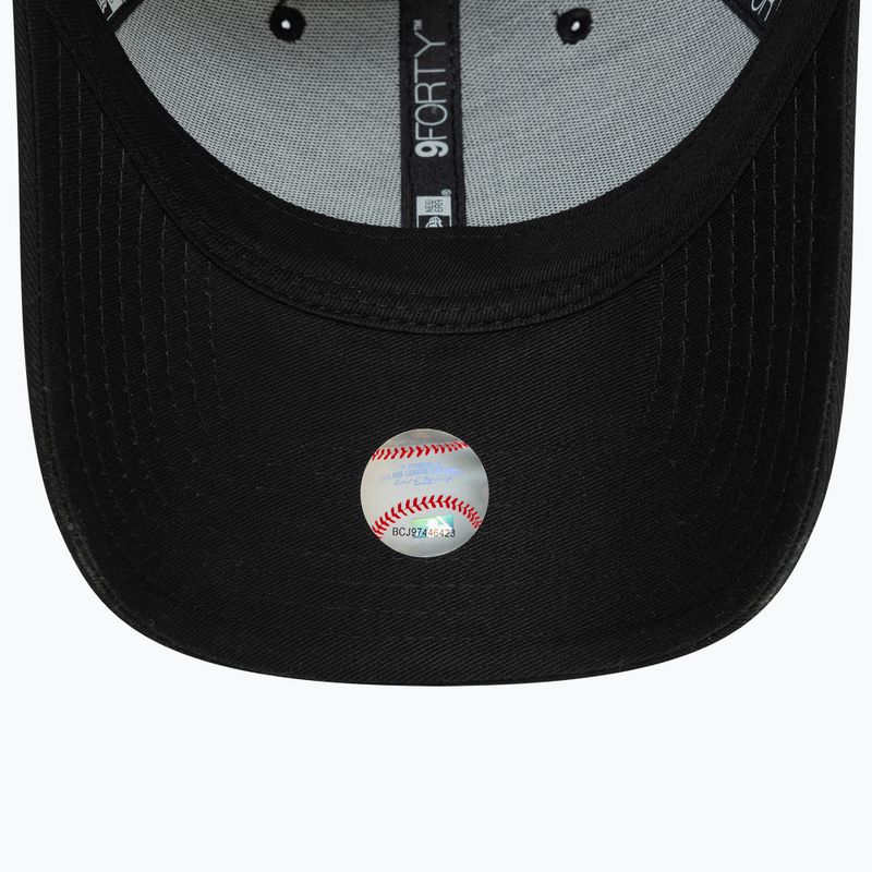 Cappello da baseball New Era Team Outline 9Forty Los Angeles Dodgers nero 5