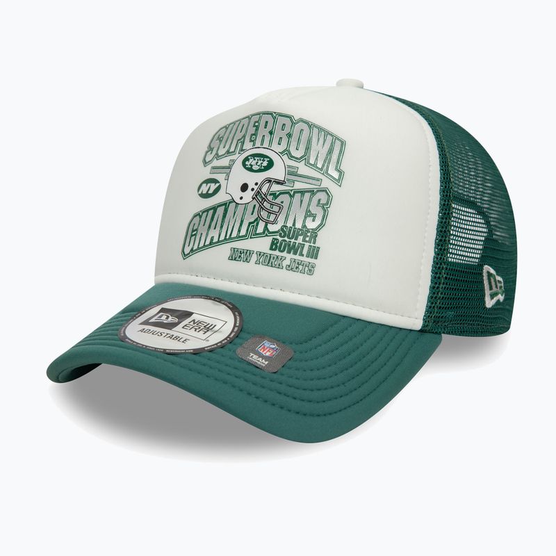 Cappello New Era Superbowl Trucker New York Jets verde med 2