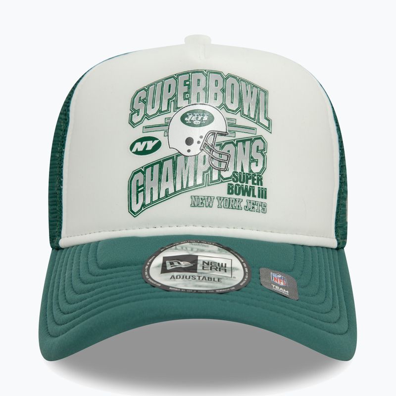 Cappello New Era Superbowl Trucker New York Jets verde med 3
